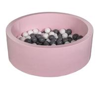 Piscine À Balles Blanc, Gris - 150 Balles Rose