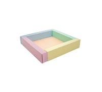 Piscine à balles en mousse pastels clairs