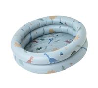 Piscine à Balles Gonflable pour Enfants, Clôture de sécurité Multifonctionnelle Ronde, en PVC, Anti-Fuite, pour Intérieur et Extérieur (Bleu)