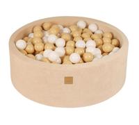 Piscine à Balles - MeowBaby - Écru - 90x30cm - Antiallergique - Certifié CE