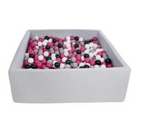 Piscine À Balles Noir, Blanc, Rose,Gris - 900 Balles