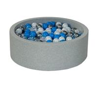 Piscine À Balles Perle, Transparent, Bleu, Argent - 450 Balles
