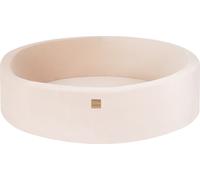 Piscine à balles ronde pour enfants, sans balles, 120x30cm, Velvet, Crème