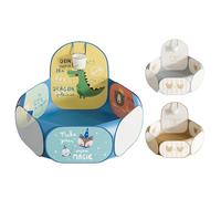 Piscine à boules pliable pour bébés | Balls Play Pool avec pliable, tente de jeux, parc pour enfants, maison de stimulant, salle de jeux intérieure, voyages de jardin D