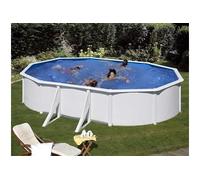 Piscine acier blanc Fidji ovale 5,27 x 3,27 x 1,22 m - Gré