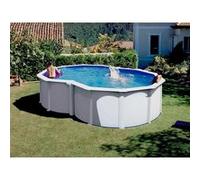 Piscine Hors Sol acier 'Huit 4870' L530*l340*h120 - GRE - Rectangulaire - Piscine hors sol - Bleu - Acier