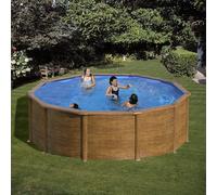 Piscine Gre acier ronde Sicilia Ø 320 x H 122 cm (Filtre à cartouche)