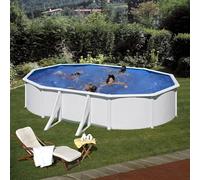 Piscine acier Gré Fidji ovale - 6,10 x 3,75 x h1,20m