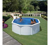 Piscine acier Gré Fidji ronde - 4,60 x h1,20m