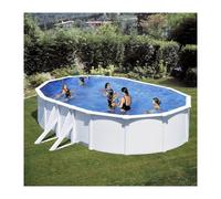 Piscine acier Gré ovale Bora Bora - 527 x 327 x H 122 cm