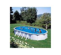 Piscine acier Gré ovale Atlantis 920 x 505 x H.132 cm - Filtre à sable