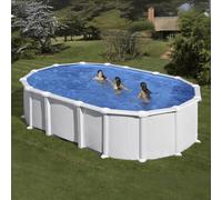 Piscine Acier Ovale Haiti - 634 x 399 x H 132 cm (+Filtre à Sable)