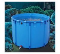 Piscine aquatique ronde en PVC robuste pour utilisation hors sol - Bassin en plastique robuste pliable pour le jardinage - Grand jardin d'eau de 2,4 x 1,2 m avec structure épaisse