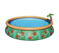 Piscine autoportante avec fontaine - Ronde - D457xH84cm