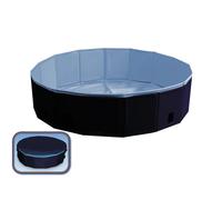 Piscine avec couverture pour chien Nobby Pet Bleu 120x30 cm