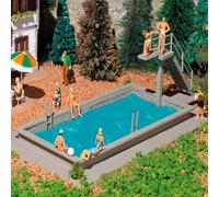 Piscine avec plongeoir pour jardin maison -HO-1/87-VOLLMER 43809