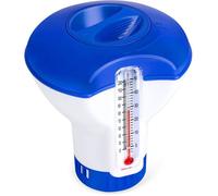 Piscine avec thermomètre Gobelet flotteur pour piscine, doseur automatique, diffuseur flottant pour spa, piscine, bassin,