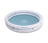 Piscine bébé Ø 100 cm 2 anneaux Terrazzo blanc
