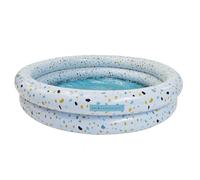 Piscine bébé Ø 100 cm Terrazzo Blanc 2 Anneaux - Swim Essentials