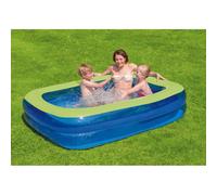 Piscine bébé 2 boudins Happy People (x3) Bleu 30x8,5x37 cm