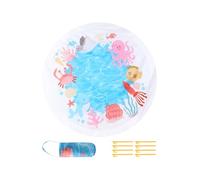 Piscine Bébé Gonflable,Couverture Portable pour Piscine extérieure | Couverture de Plage Carrée Anti-dérapante, Activités de Plein Air pour