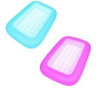 Piscine - BESTWAY - AQUABABES 51115 - 1,65 m x 1,04 m - Vinyle résistant - Fond gonflable Bleu