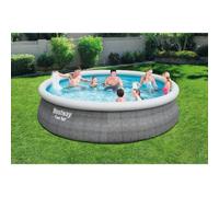 Kit Piscine hors sol autoportante BESTWAY - Fast Set - 457 x 107 cm - Ronde (Livrée avec une pompe de filtration)