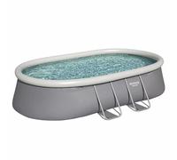 Bestway Piscine autoportante Ovale Fast Set 488 x 305 x 107 cm avec Filtration