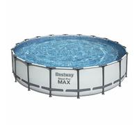 Kit piscine complet hors-sol tubulaire STEEL PRO MAX POOLS ronde Ø5,49 x 1,22m