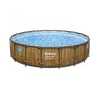 Bestway 56977 piscine hors sol Rond 23062 L Marron