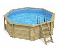 Piscine en bois CORAL Altanka 3.25x3.25m H1.18m