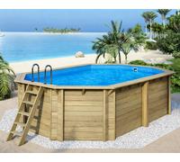 Piscine hors sol bois NEMO Altanka-5.79 x 3.49m x 1.45m-