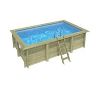 Piscine bois Aqua 4,65 x 2,85 x h1,24m - A visser