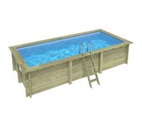 Piscine bois Aqua 6,10 x 2,85 x h1,31m - Sans dalle
