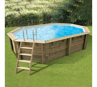 Piscine bois Azura 490 x 355 x H.130 cm