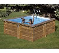 Piscine bois Carra 3 3,05 x 3,05 x 1,19 m - Gré