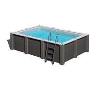 Piscine composite Avant-Garde rectangulaire 4,55 x 3,15 x 1,26 m - Gré