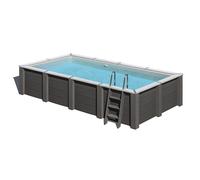 Piscine bois composite Avant Garde Nova Gre 5,95 x 3,15 x h1,26m - Avec