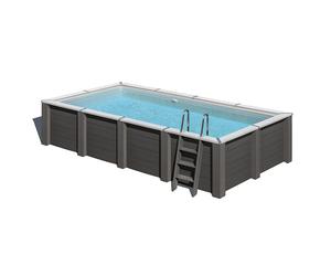 Piscine bois composite Avant Garde Nova Gre 5,95 x 3,15 x h1,26m - Avec