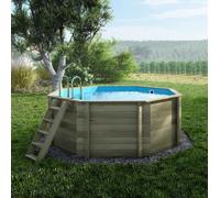 Piscine en bois CORAL Altanka 3.25x3.25m H1.18m