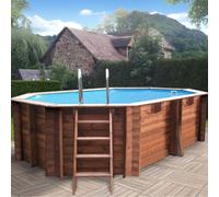 Piscine bois Grenade 2 - 4.36 m x 3.36 m x h: 1.17 m
