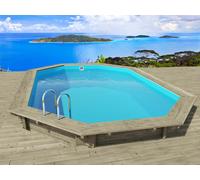 Piscine bois " Havana " 7.57 x 4.07 x 1.44 m