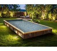 Piscine bois linea 800 x 500 x h.140 cm