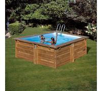 Piscine Bois modèle- Gré modèle Carra 3 - 3.05m x 3.05m