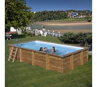 Piscine Bois modèle modèle Evora 2020 - Rectangle 6.20m x 4.20m