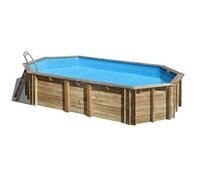 Piscine bois Orange 7,55 x 4,56 x 1,46 m - Gré