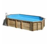 Piscine bois Orange 7,55 x 4,56 x 1,46 m - Gré