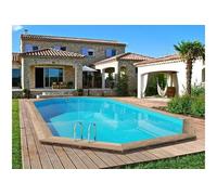 Piscine bois " Palma " - 7.57 x 4.07 x 1.31 m