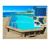 Habitat Et Jardin Palma Piscine hors sol Octogonal Bois