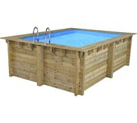 Piscine bois rectangle " Caimans 140 " - 4.10 x 3.00 x 1.39 m